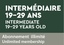 Abonnement golf intermediaire 19-29 illimite 2024