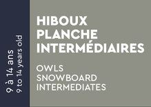 Hiboux Planche Intermédiare - 9 à 14 ans