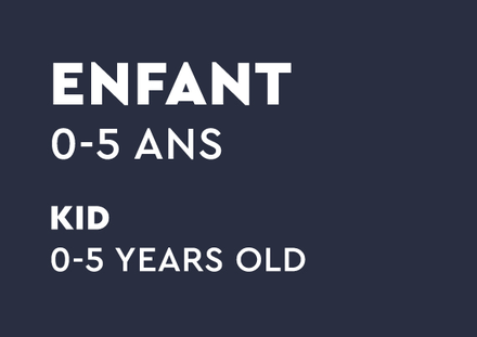 Billet Demi-Journée - Enfant (0 a 5 ans)