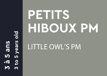 Little Owls PM - 3 to 5 years old