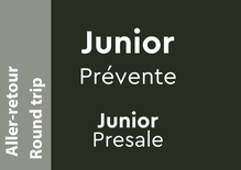 Billet Prévente - Junior