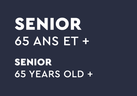 Billet Journée - Senior 65 ans et +