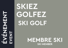 Skiez Golfez - Membre Ski