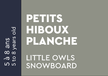 Little Owls Snowboard Intro - 5 to 8 years old