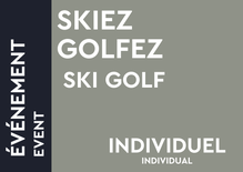 Skiez Golfez - Individuel
