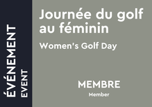 Journée du Golf au feminin - Membre