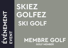 Skiez Golfez - Membre Golf