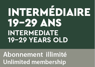 Abonnement Golf Intermediaire 19-29 illimite 2025