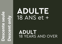 Billet Descente  - Adulte
