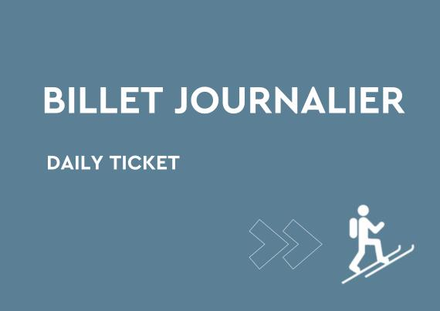 Daily Ticket - Alpine Touring - 7 years old and up