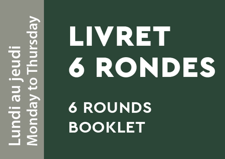 2026 Monday to Thursday 6 Rounds Booklet