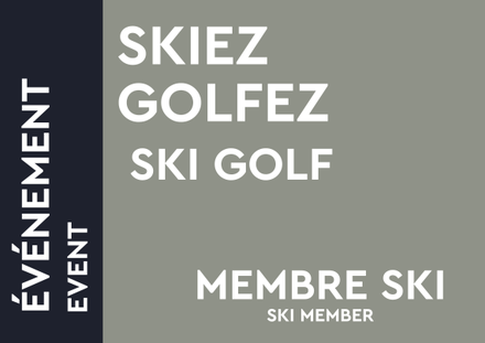 Skiez Golfez - Membre Ski