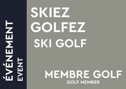 Ski Golf - Golf Member