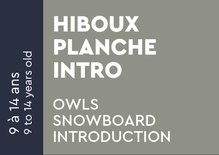 Owls Snowboard Intro - 9 to 14 years old