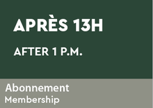 Abonnement Golf après 13h 2026