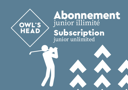 Abonnement golf Junior illimité 2022