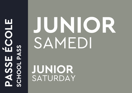 School Pass - Junior Saturday