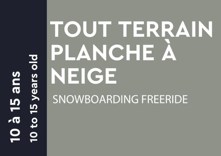 Tout Terrain Planche à neige - 10 à 15 ans