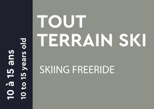 Skiing Freeride - 10 to 15 year olds