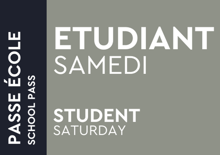 Passe École - Étudiant Samedi