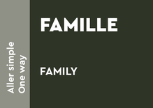 Family Ticket - One way ONLY