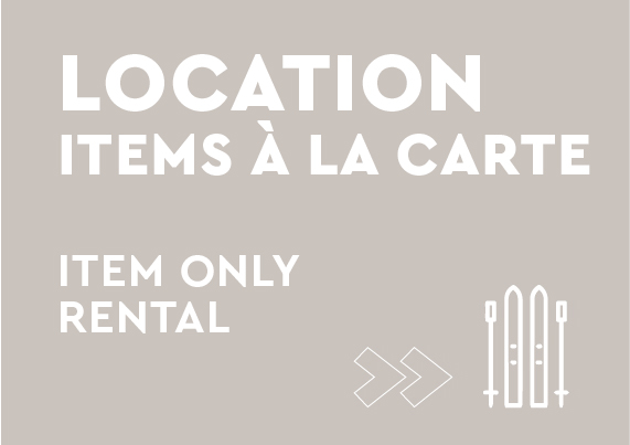 Location Item à la carte